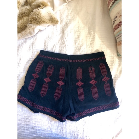 COPY - Free People Tribal Embroidered Skort - Picture 2 of 3